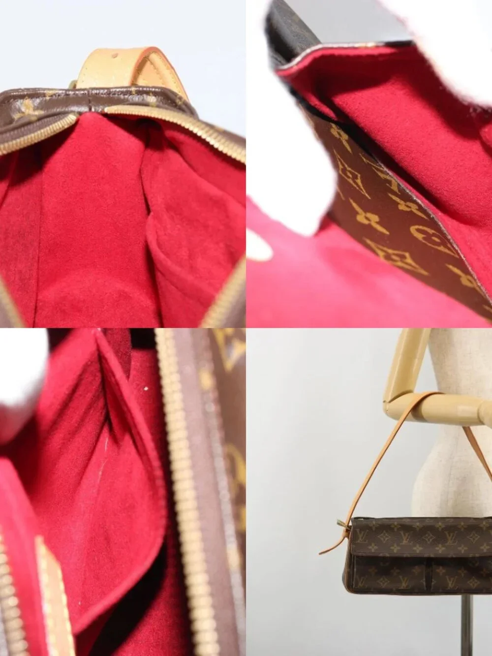 LOUIS VUITTON Monogram Viva Cite MM Shoulder Bag M51164 LV Auth 187006SAM
